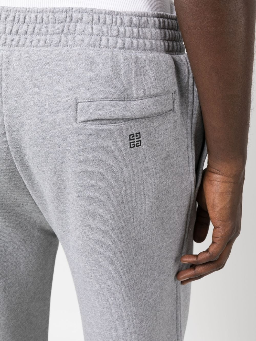 logo-patches cotton track pants - 5