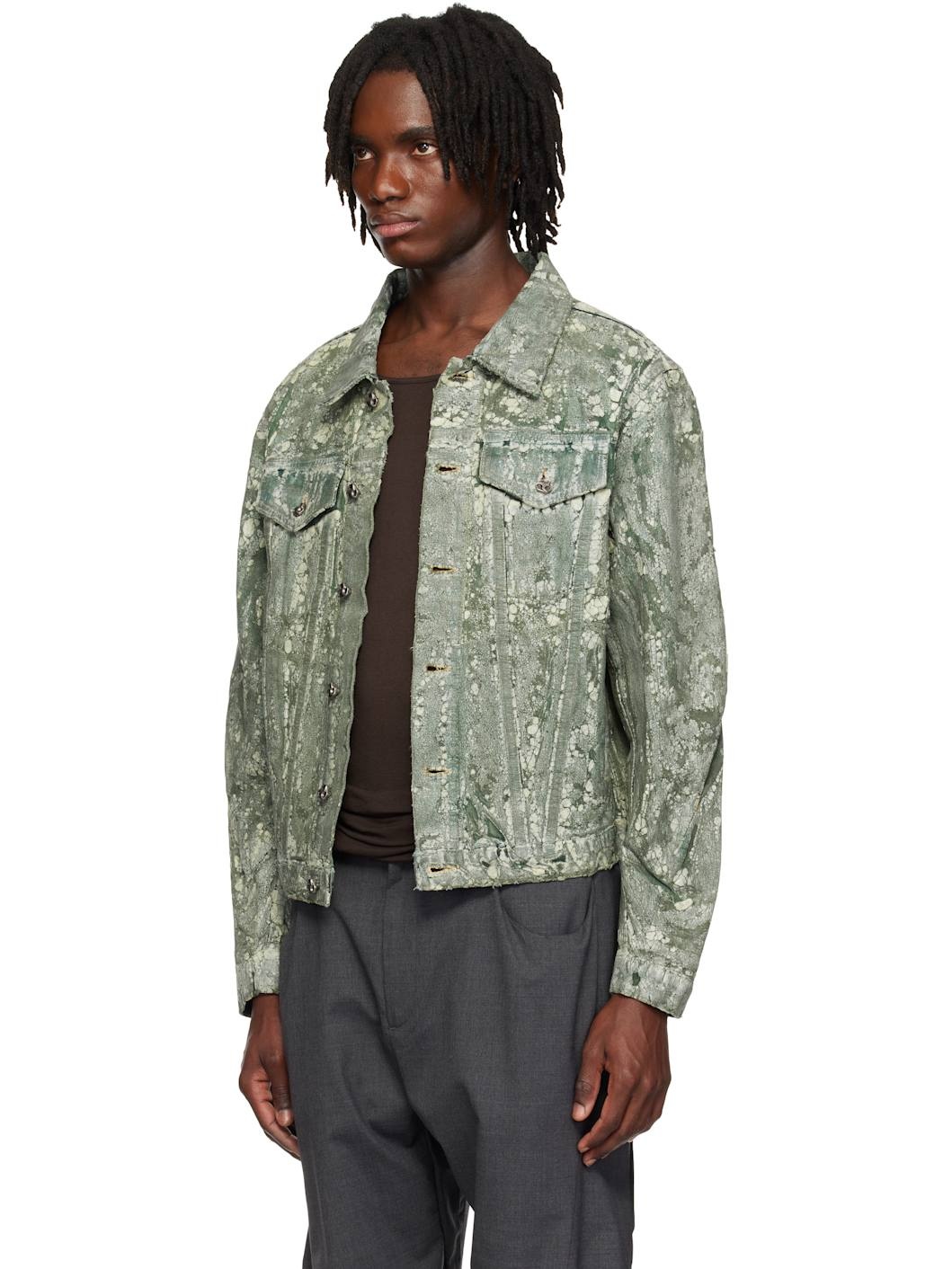 Green Terrarium Denim Jacket - 4