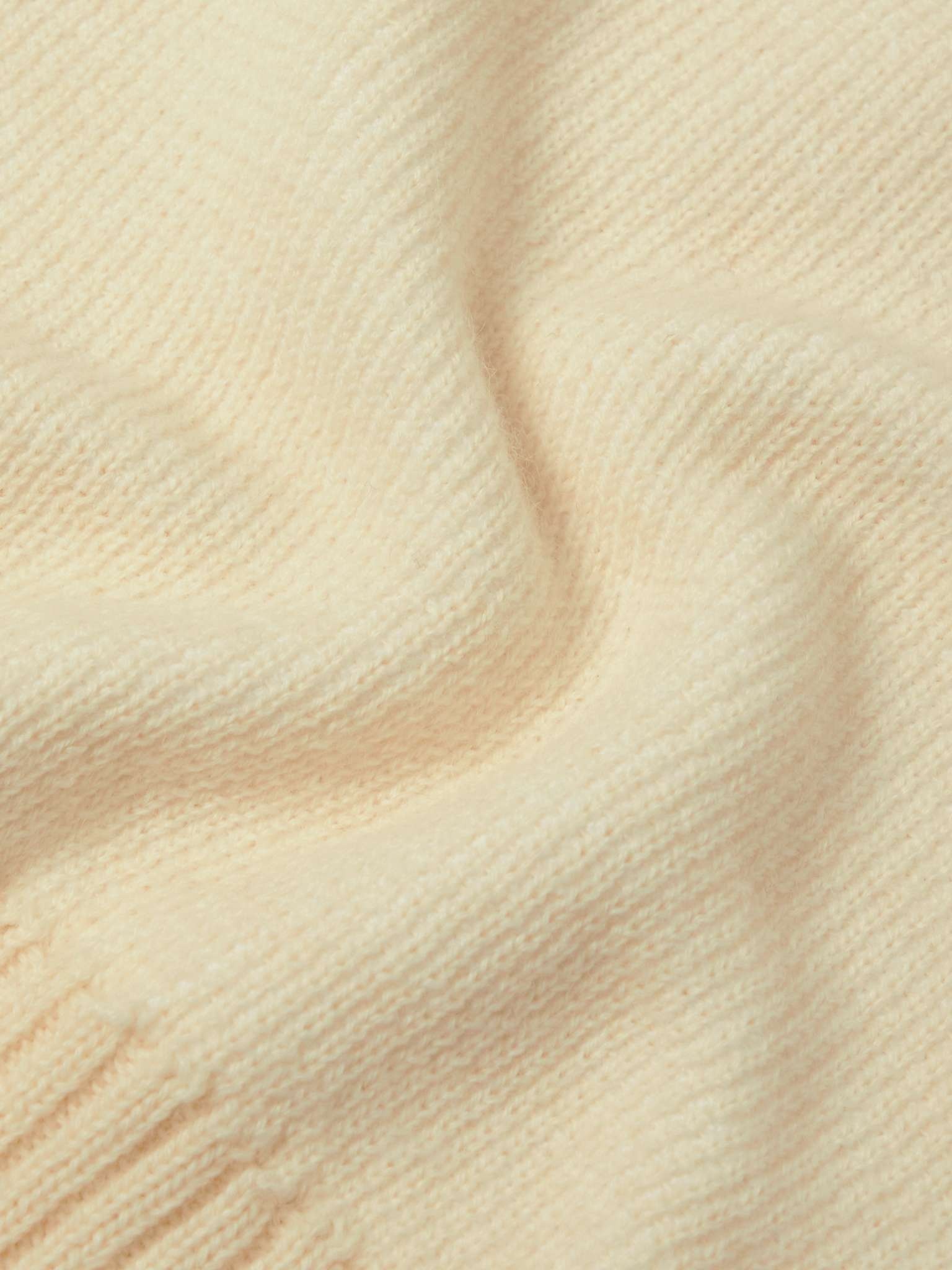 Shawl-Collar Wool Sweater - 3