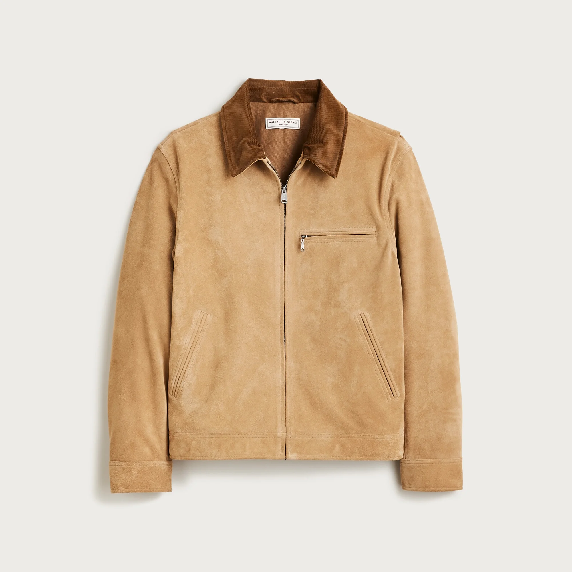 Limited-edition Wallace & Barnes work jacket in Italian suede - 1