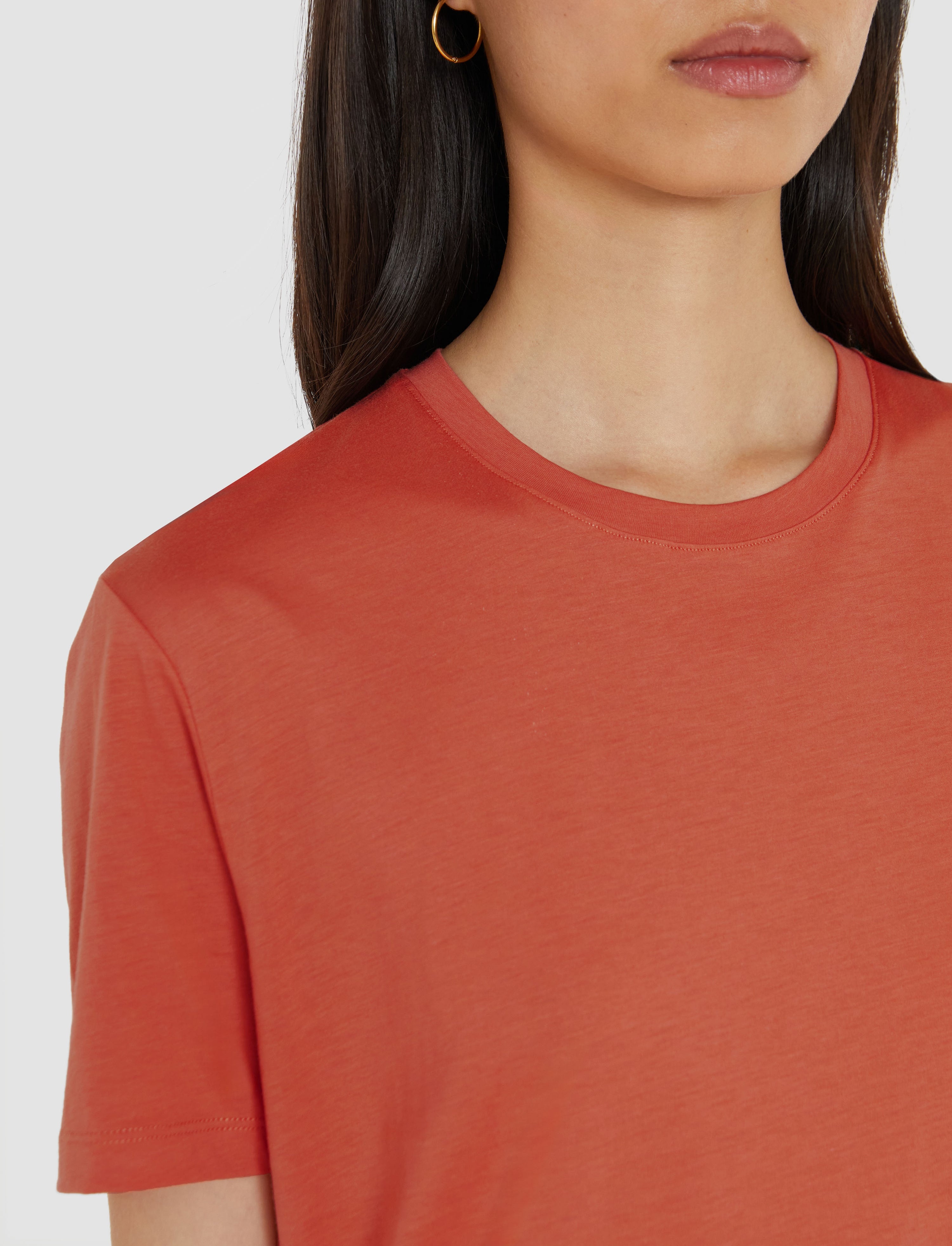 Cotton Silk Jersey T-Shirt - 5