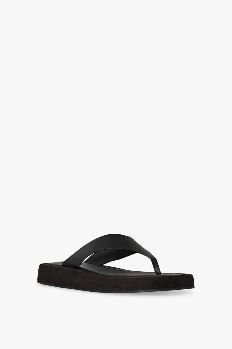 The Row Ginza Sandal in Leather outlook