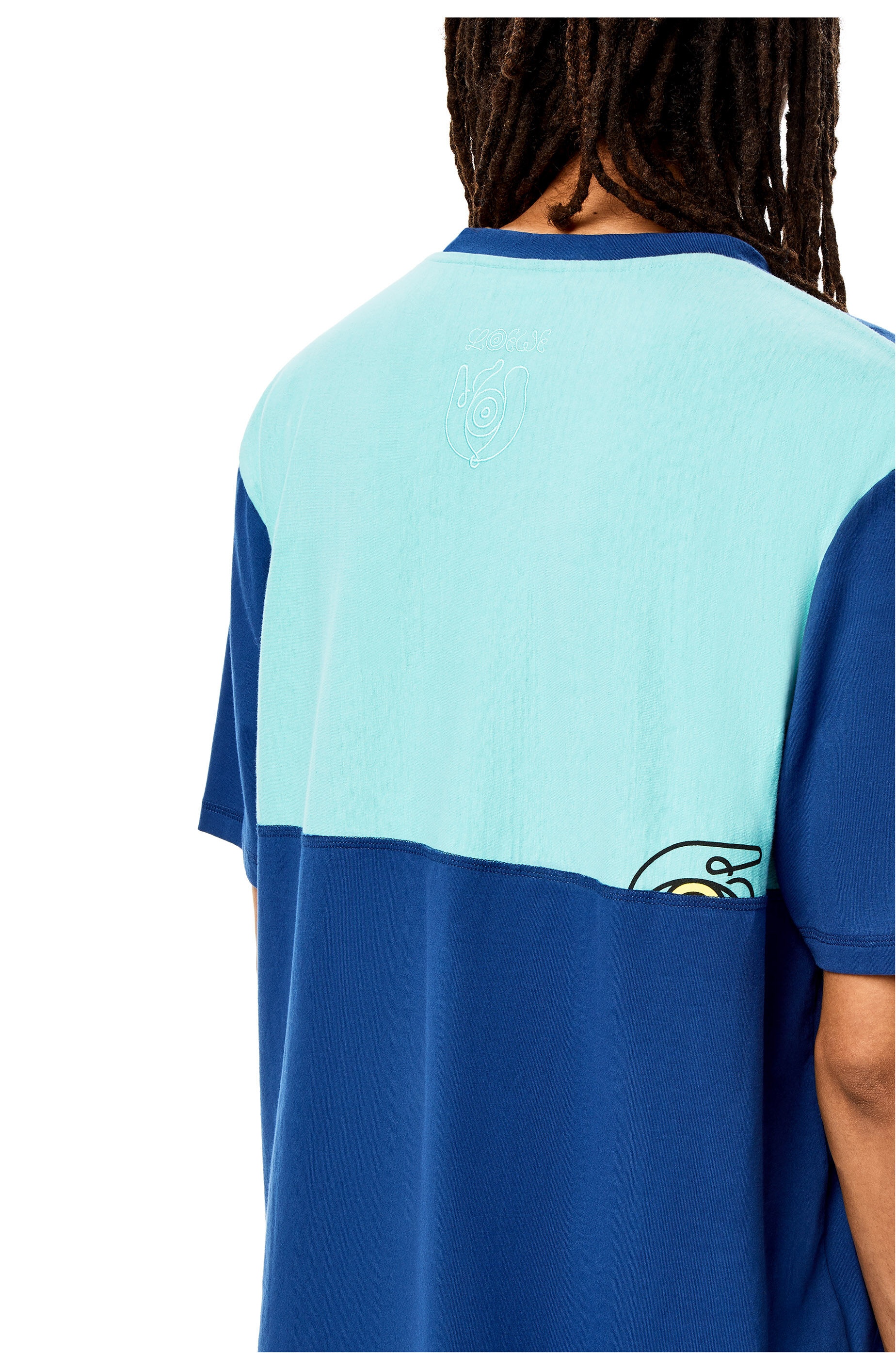 Upcycled logo T-shirt in cotton - 5