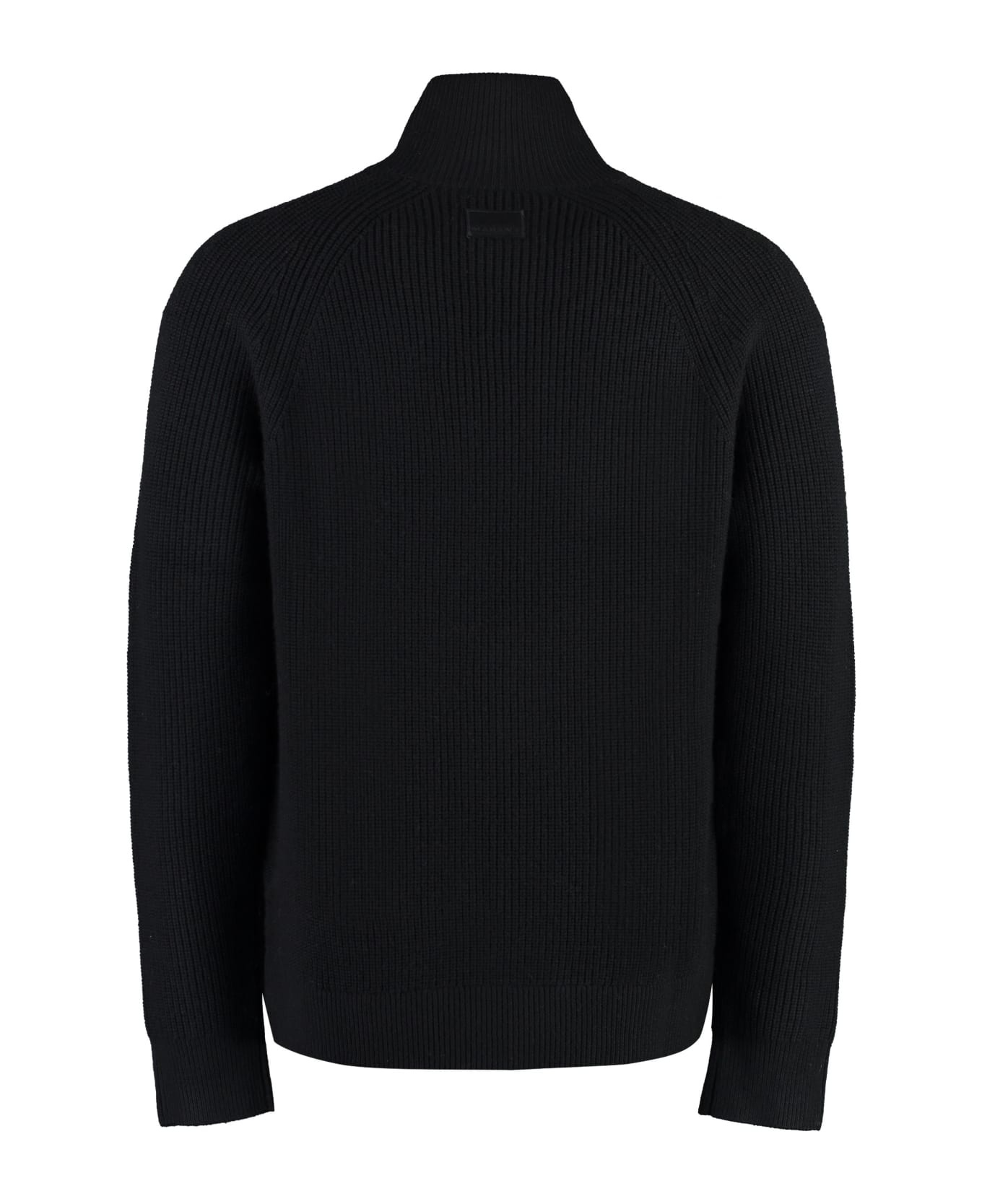 Benett High Collar Zipped Cardigan - 2
