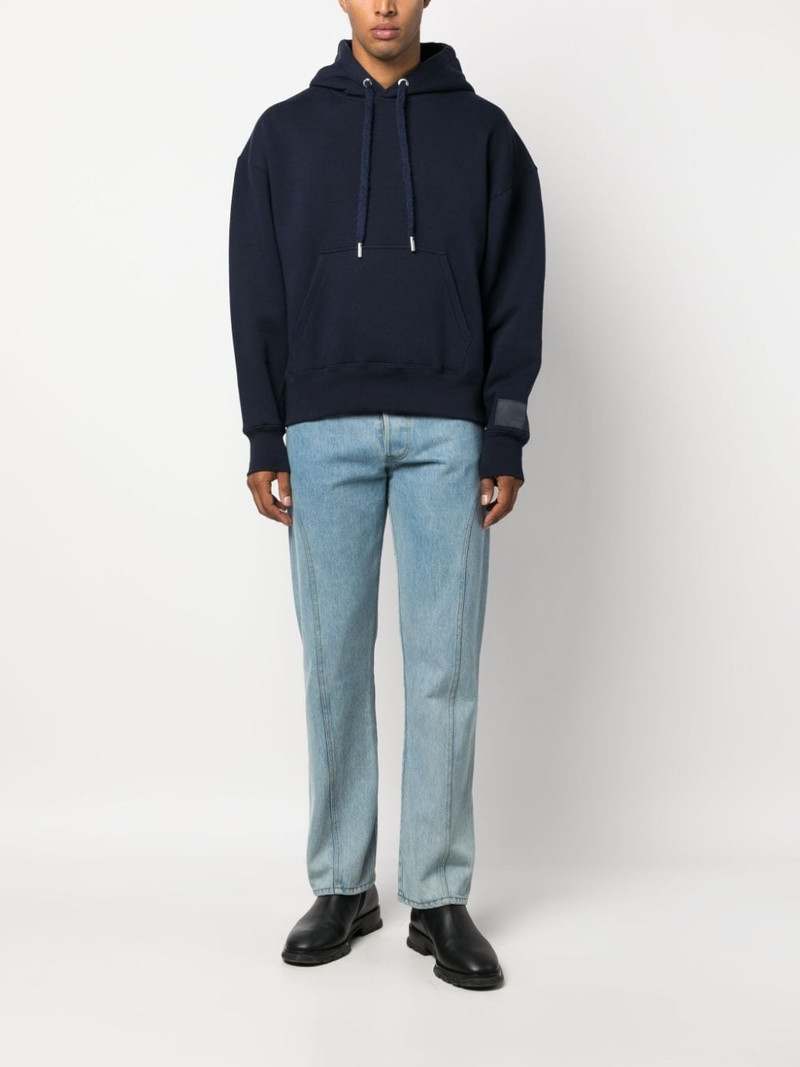 AMI Paris Ami De Coeur organic cotton blend hoodie outlook