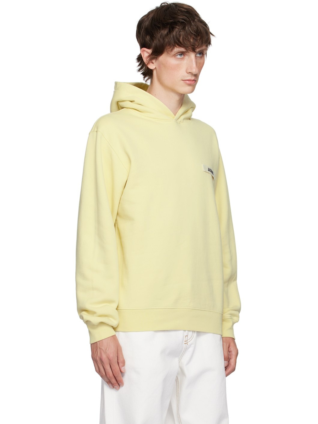 Yellow La Casa 'Le hoodie Gros Grain' Hoodie - 2