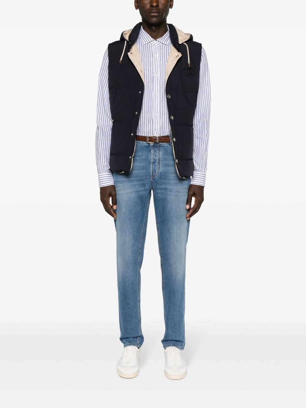 Denim cotton jeans - 5