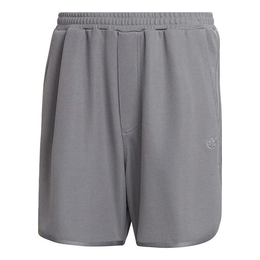 adidas Originals Trefoil Solid Athletic Shorts 'Grey' HR6946 - 1