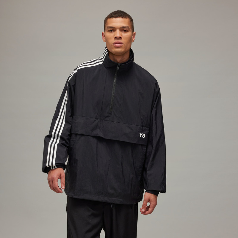 Y-3 Y-3 3-Stripes Nylon Shell 1/2 Zip Jacket outlook