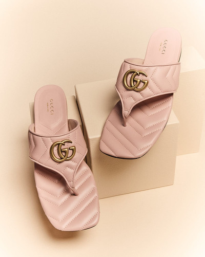 GUCCI Double G Marmont Thong Sandals outlook
