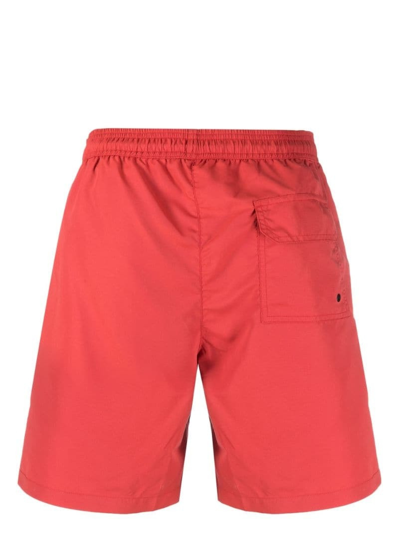 Heron Preston logo-patch drawstring swimming trunks outlook