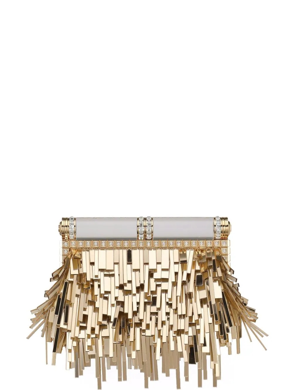 fringe effect clutch bag - 1