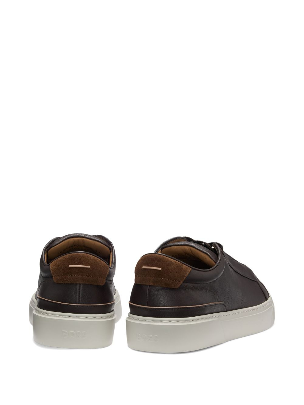 Gary leather lace-up sneakers - 3