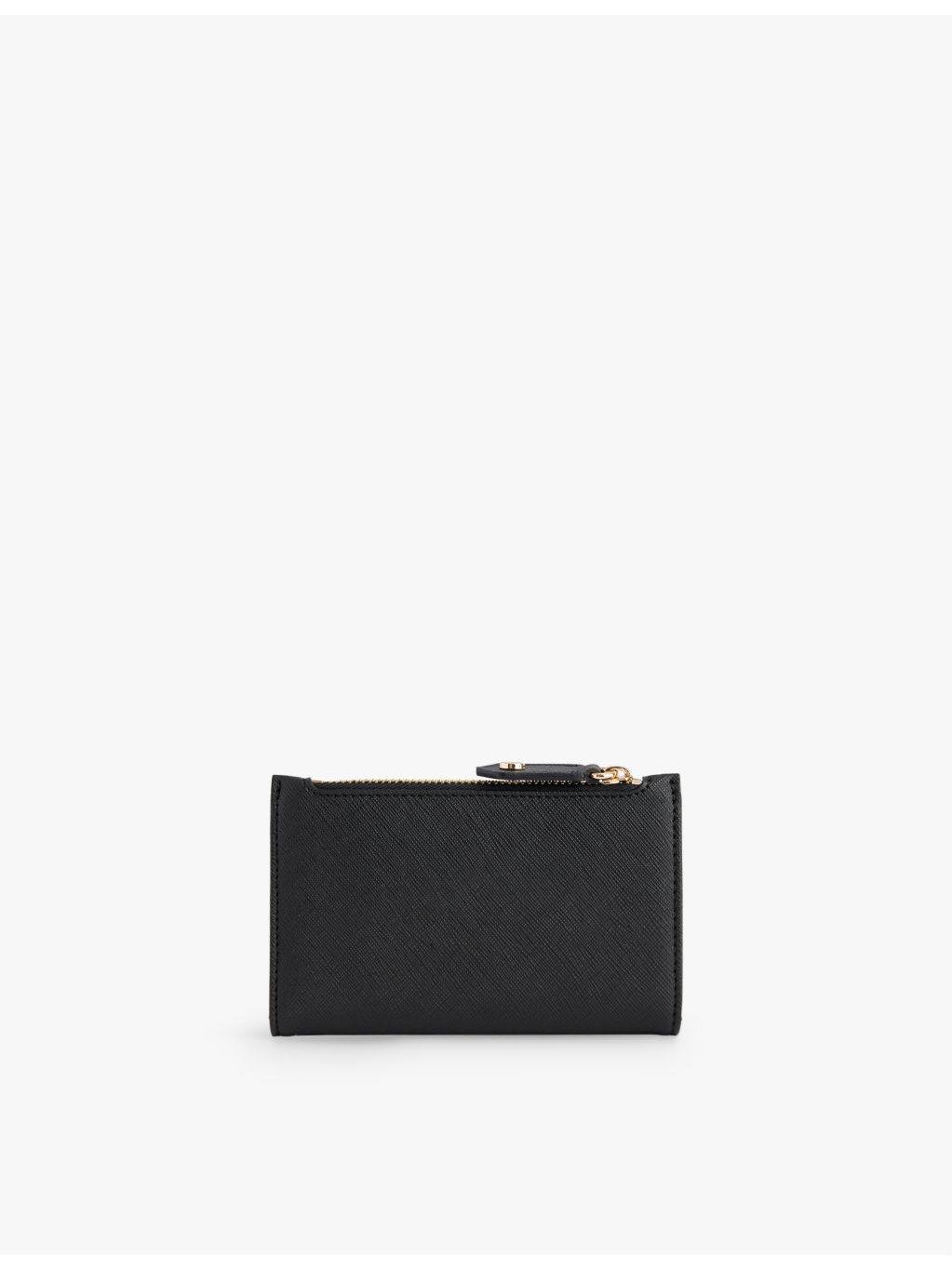 Logo-plaque faux-leather card holder - 3