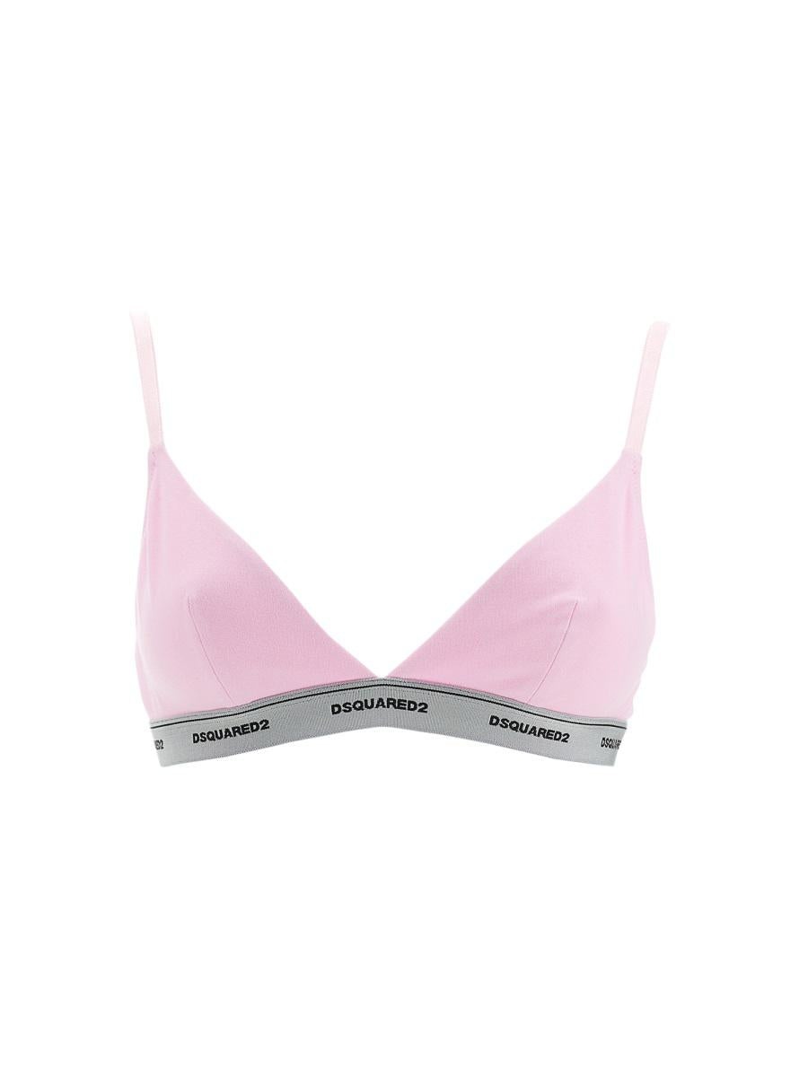 DSQUARED2 DSQUARED2 BRALETTE WITH LOGO | baltini | REVERSIBLE