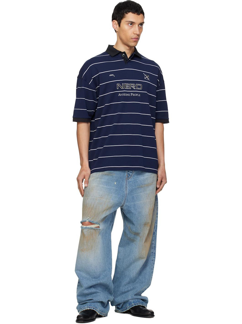 VETEMENTS Blue Back-To-Front Jeans outlook