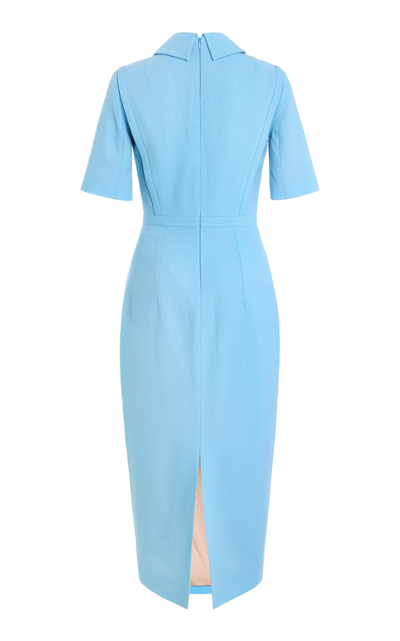 Clotilde Wool Bodycon Dress light blue - 3
