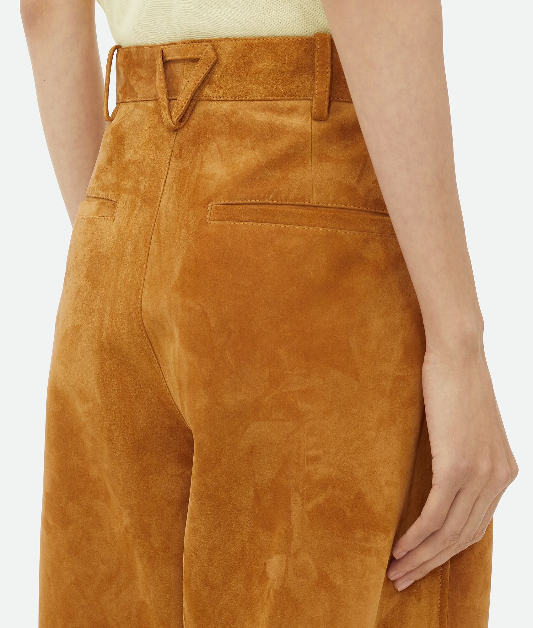 Suede Leather Trousers - 5