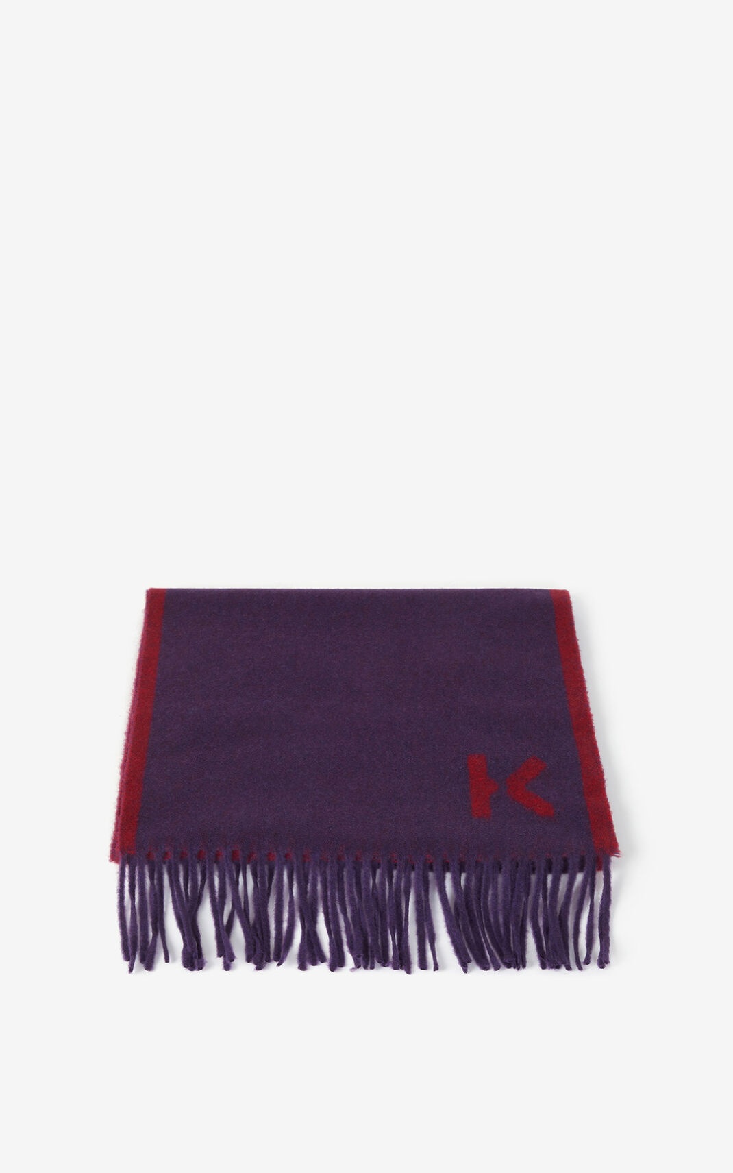K Logo cashmere scarf 3