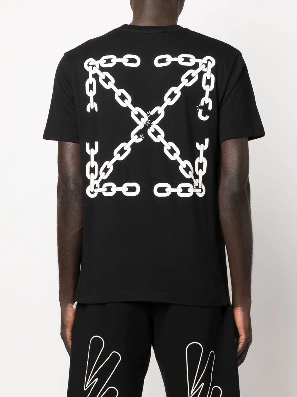 Chain Arrows-print T-shirt - 4