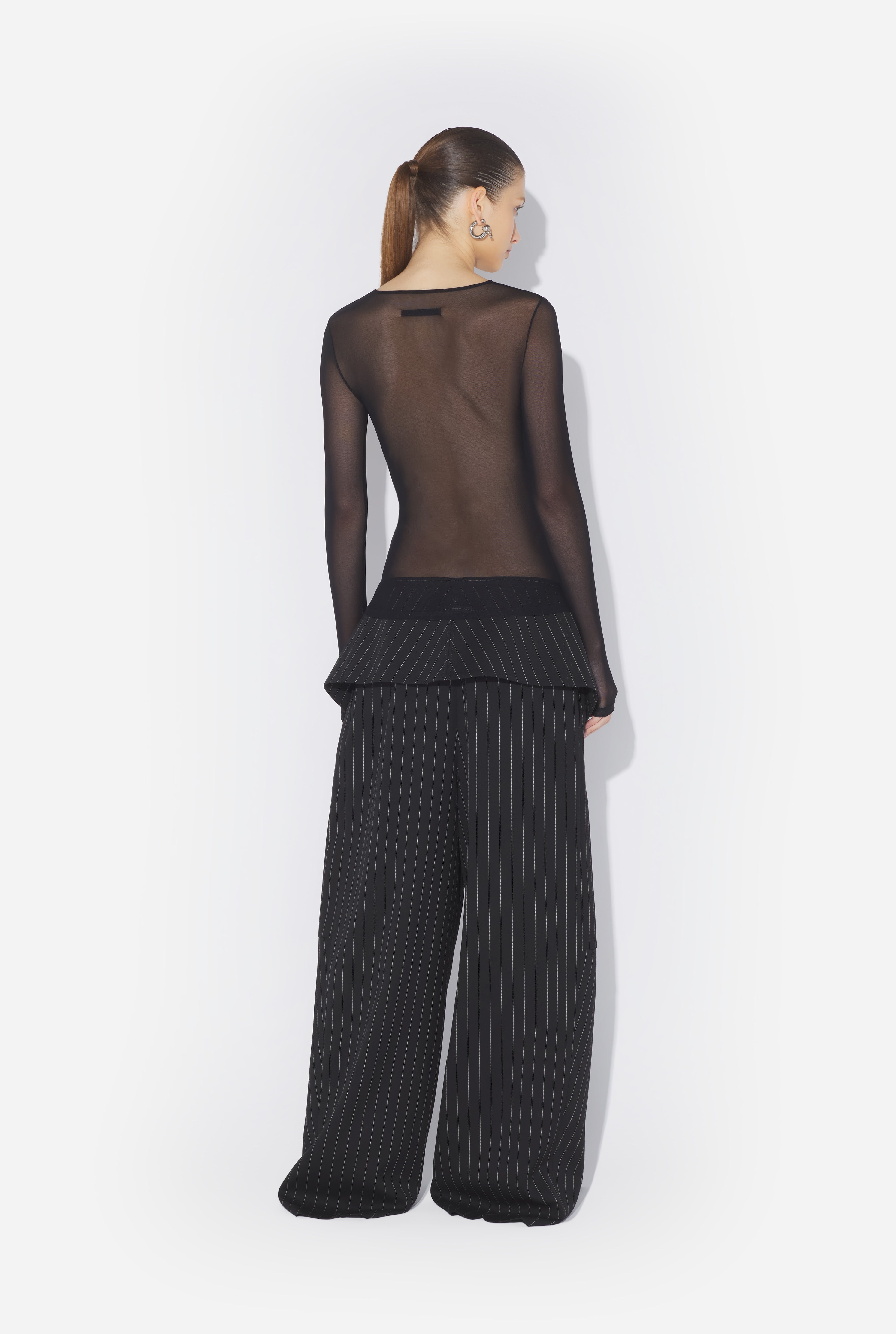 THE FLOCKED “TATTOO RUBAN” TOP - 3