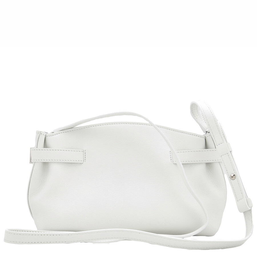 Ferragamo Desconstructed Hug Soft Crossbody Bag (XS) in White - 5