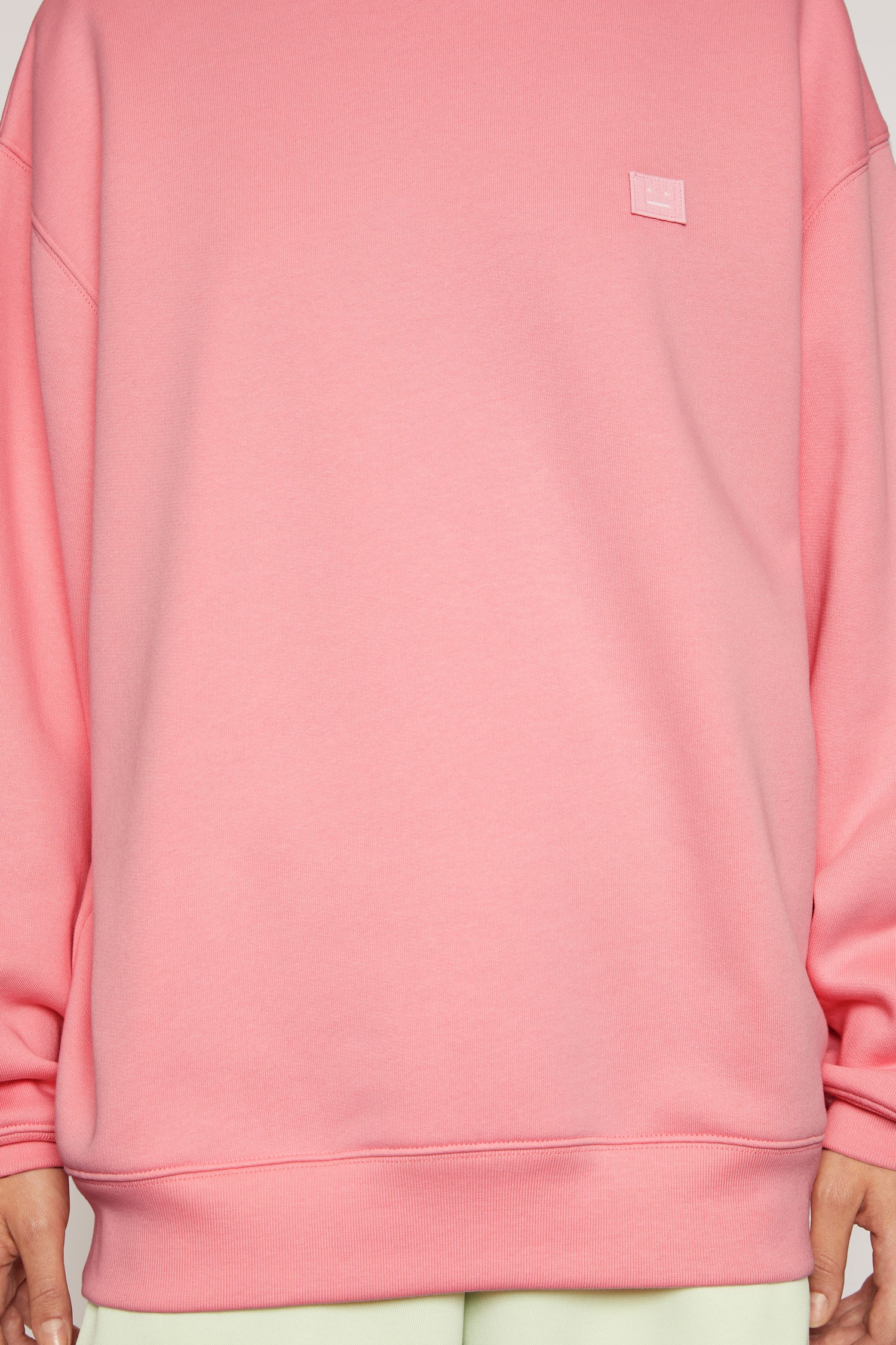 Crew neck sweatshirt blush pink - 4