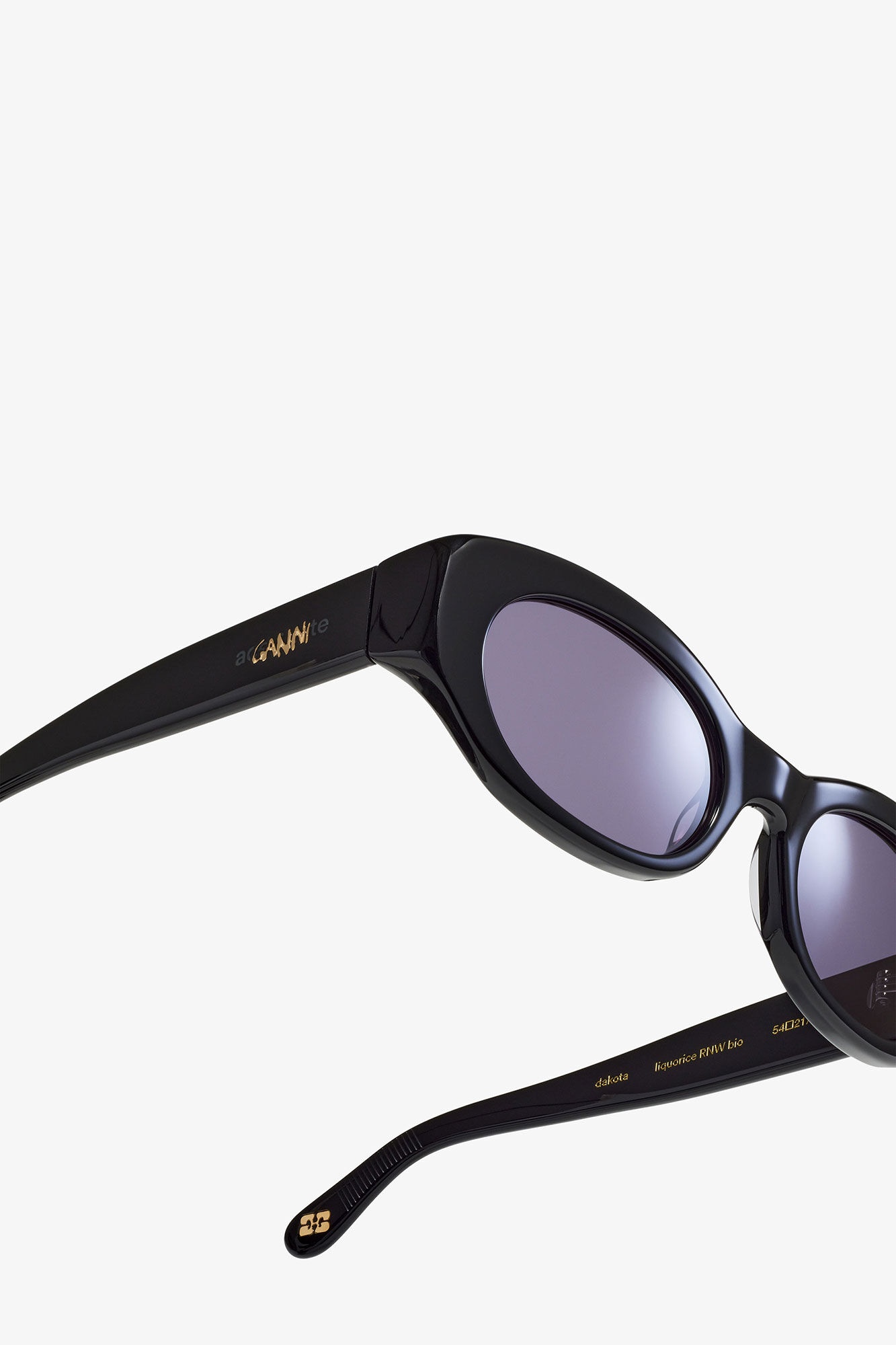 GANNI X ACE & TATE BLACK DAKOTA SUNGLASSES - 4