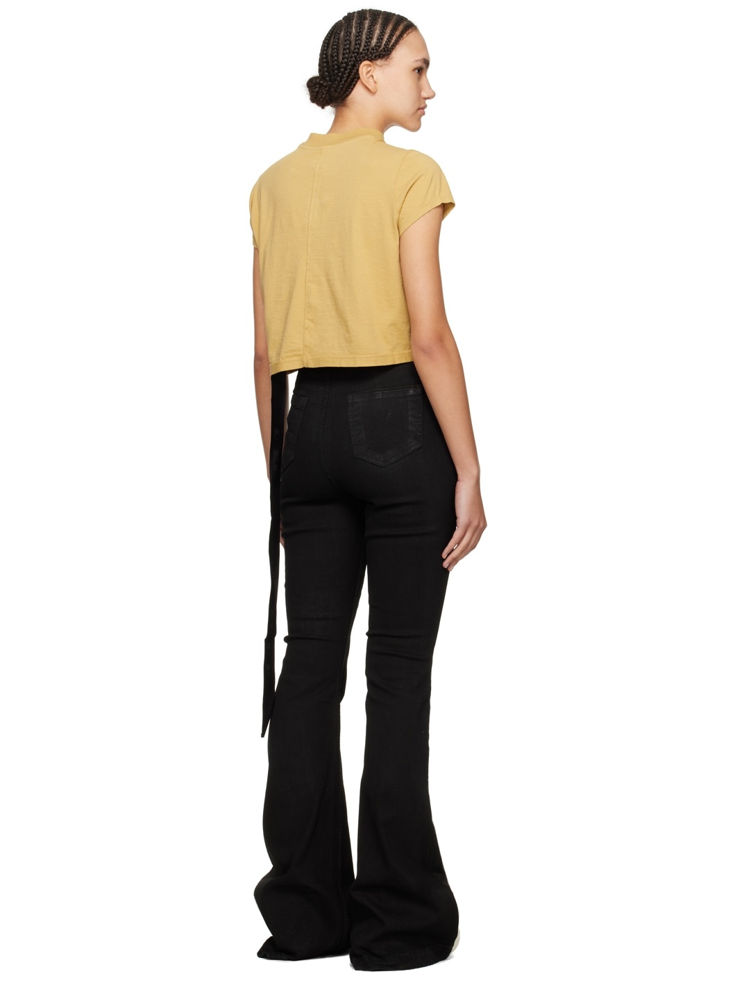 Yellow Cropped T-Shirt - 3