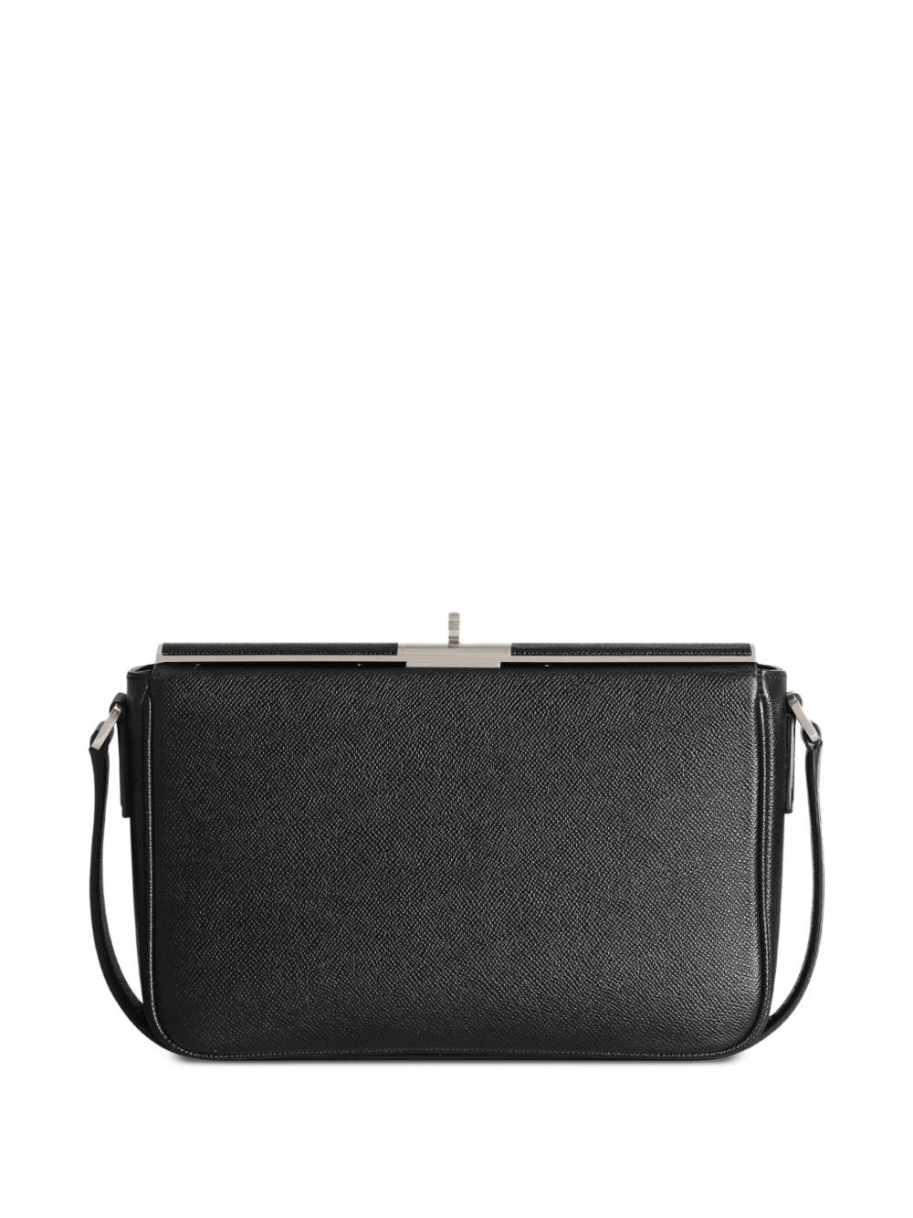 Marlene structured leather messenger bag - 5