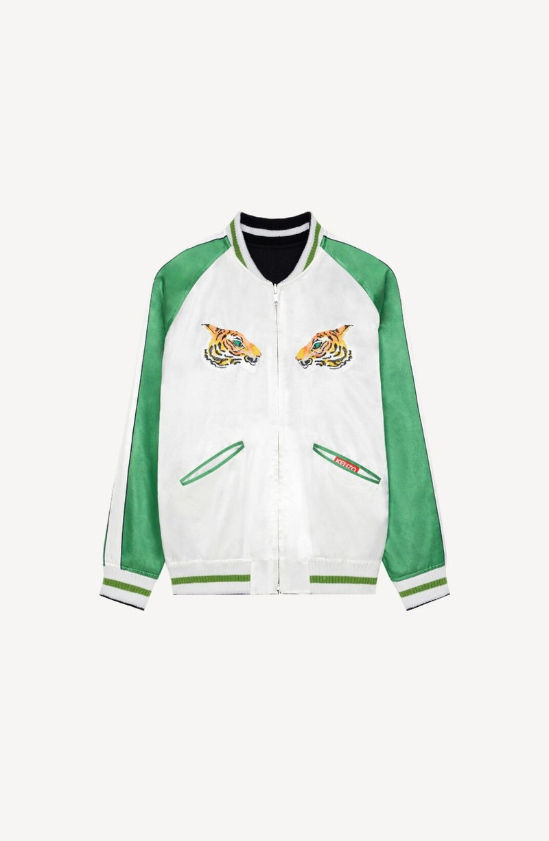 KENZO 'France Japan' reversible bomber jacket outlook