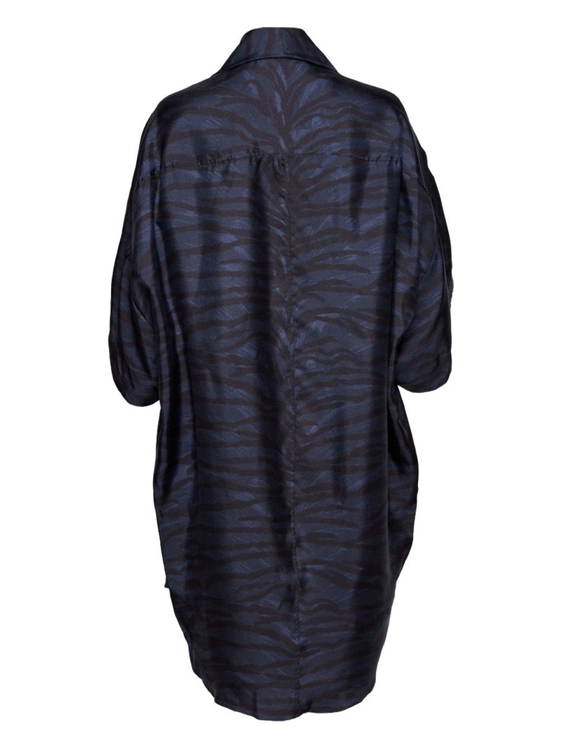 Stella McCartney zebra-print shirt dress outlook