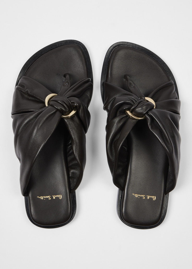 Women's 'Lorrha' Dark Brown Leather Sandals 5