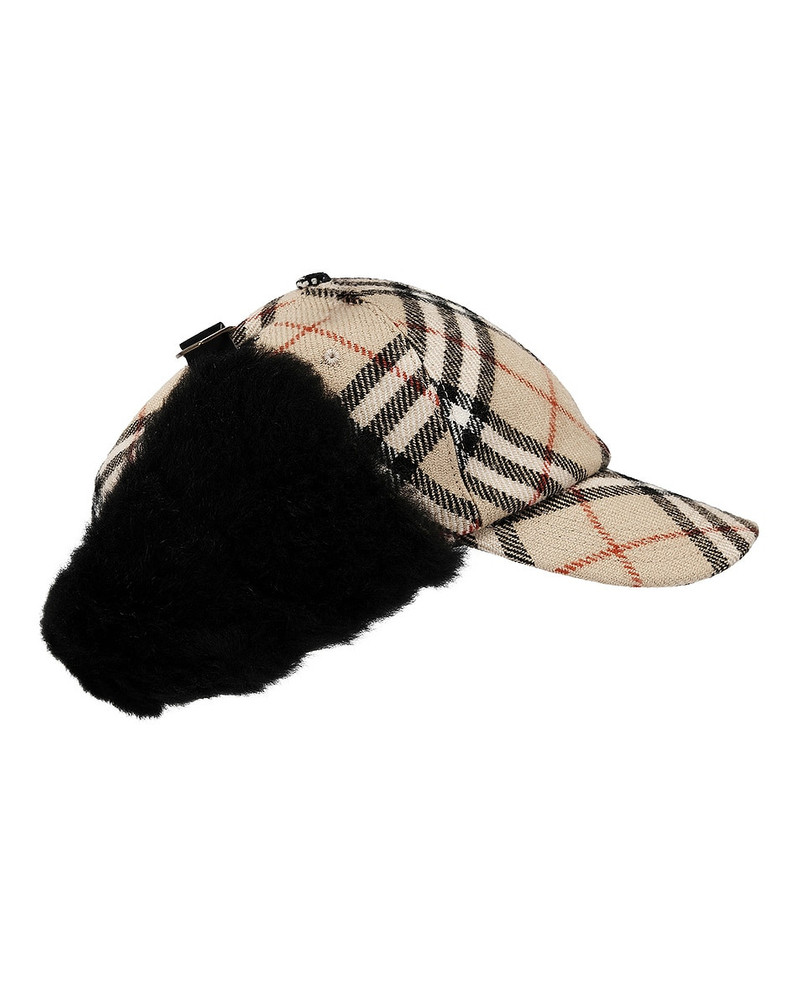 Burberry Check Trapper Visor Cap outlook