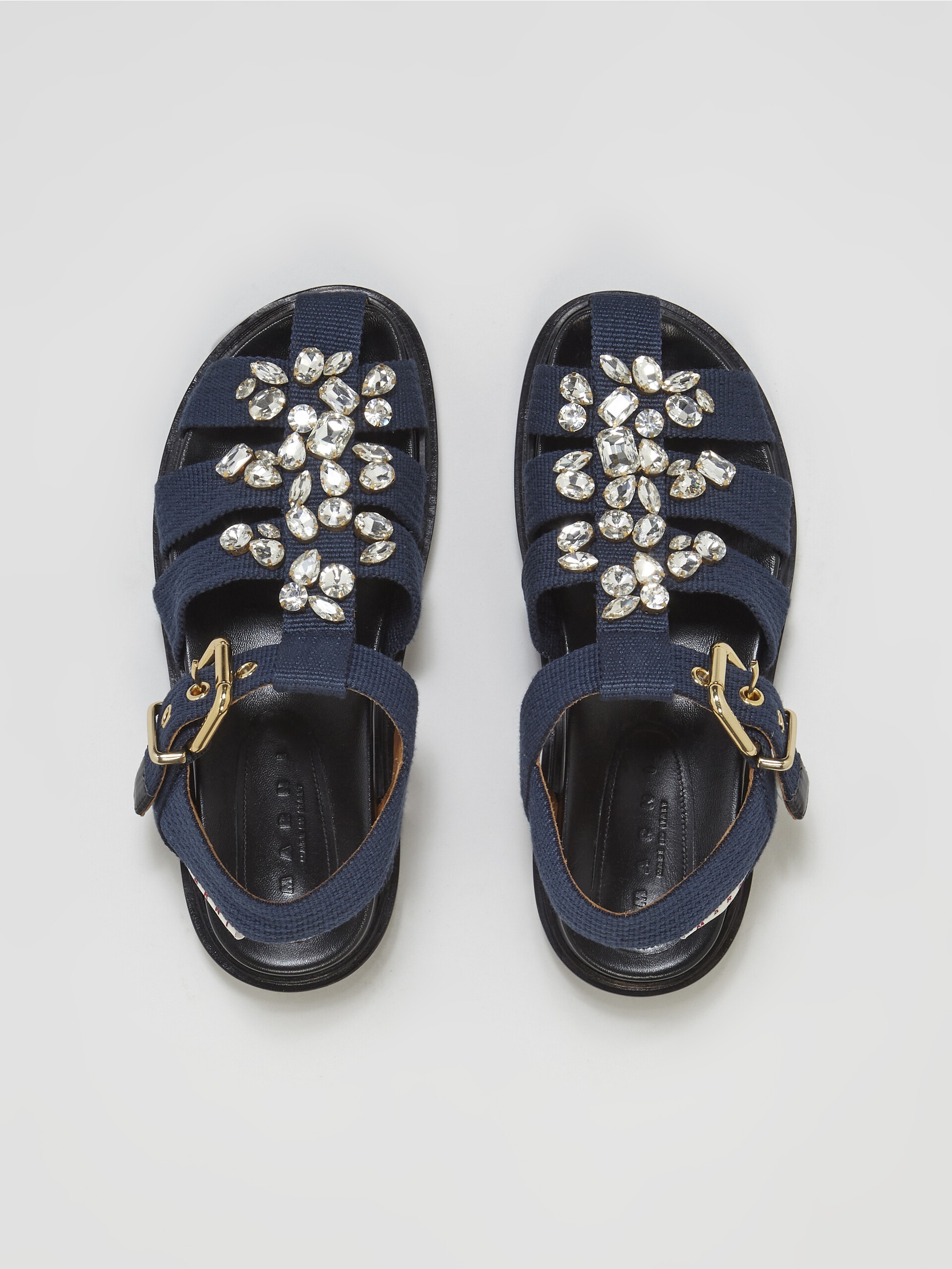 BLUE RIBBON FUSSBETT SANDAL WITH GLASS BEADS - 4