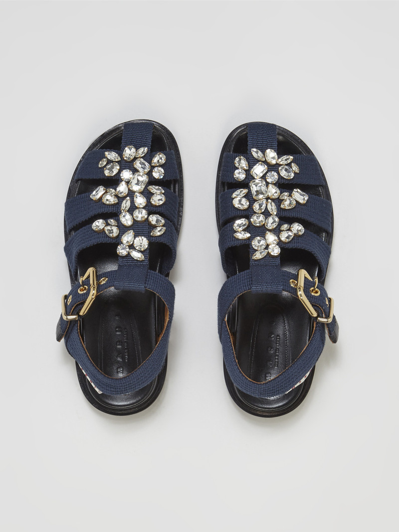 BLUE RIBBON FUSSBETT SANDAL WITH GLASS BEADS 4