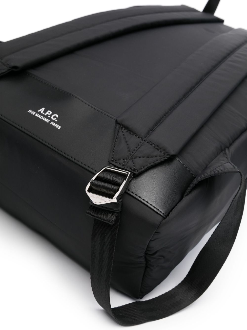 Blake logo-patch backpack - 4