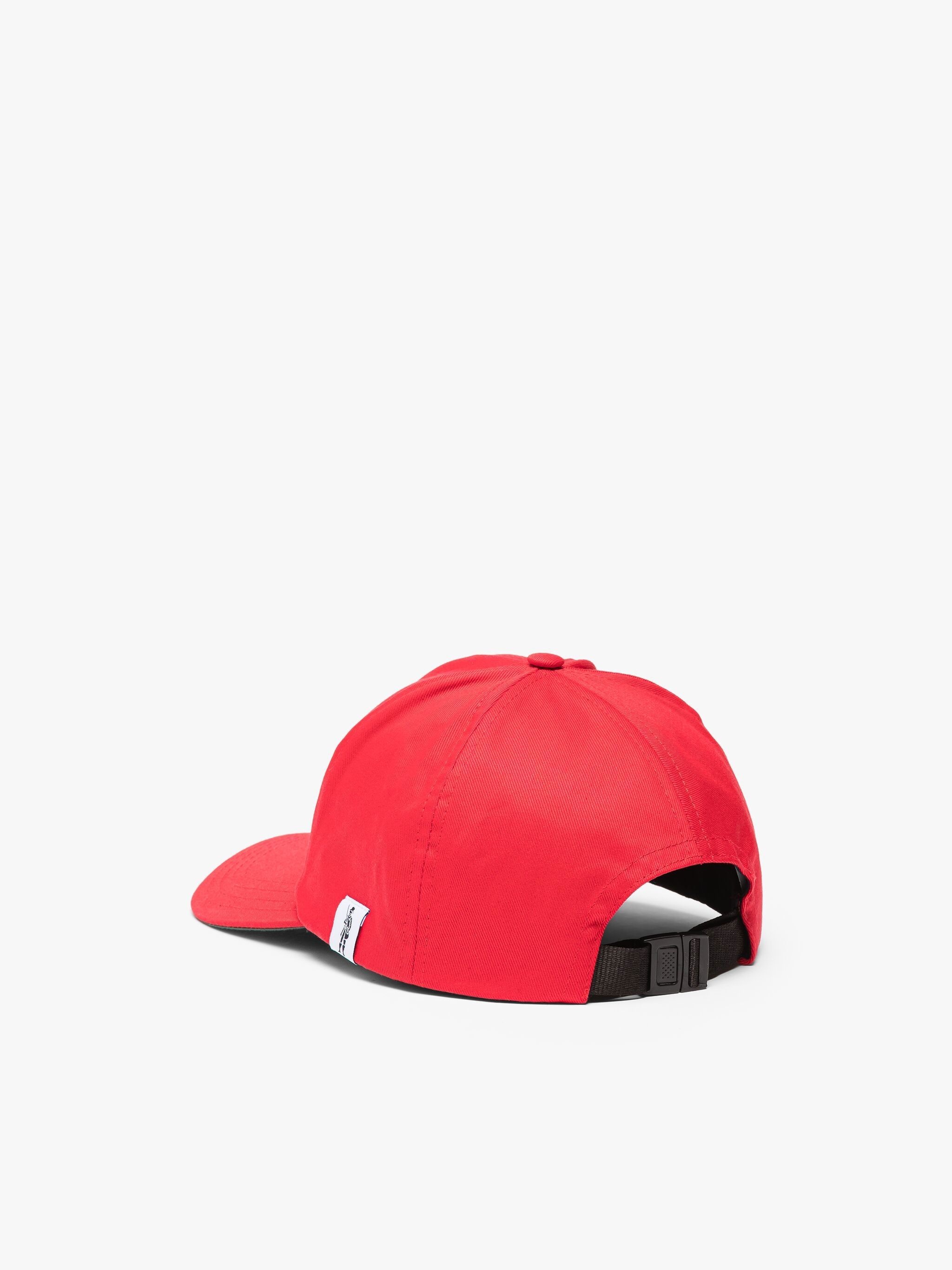 RAIN X SHINE RED COTTON CAP - 2