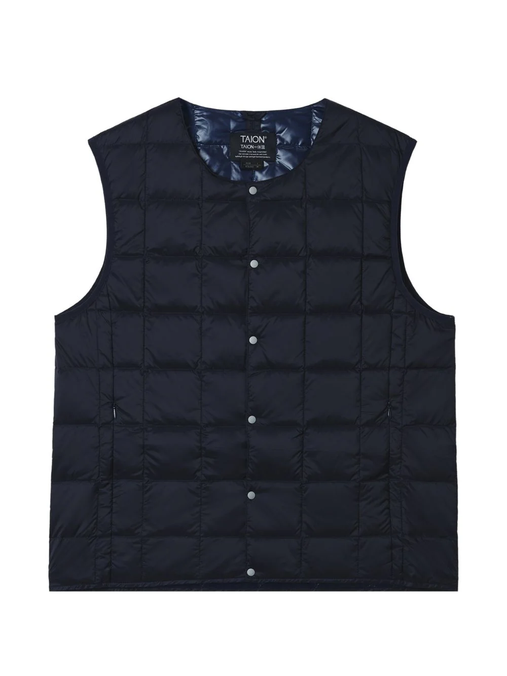 quilted buttoned gilet - 1