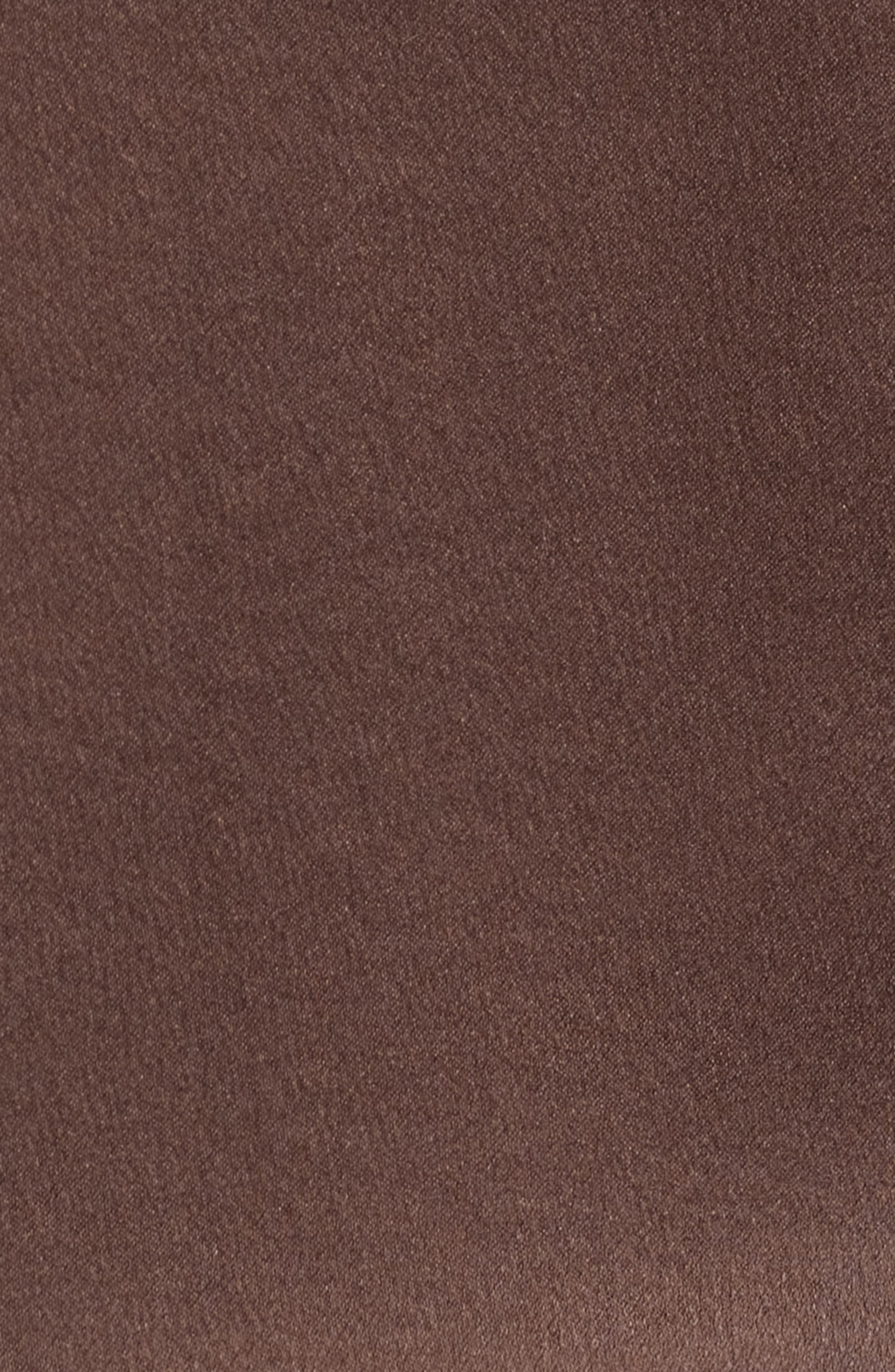 FRAME The Slim Essential Silk Shirt in Coffee Multi at Nordstrom - 6