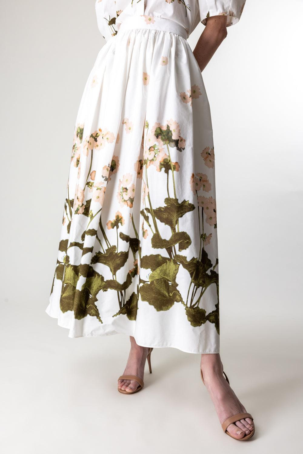Gathered Midi Skirt - 4
