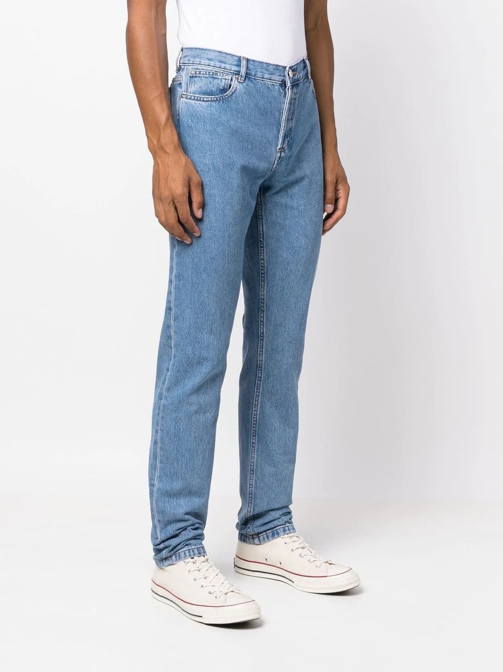 Cofah straight-leg mid-wash jeans - 3