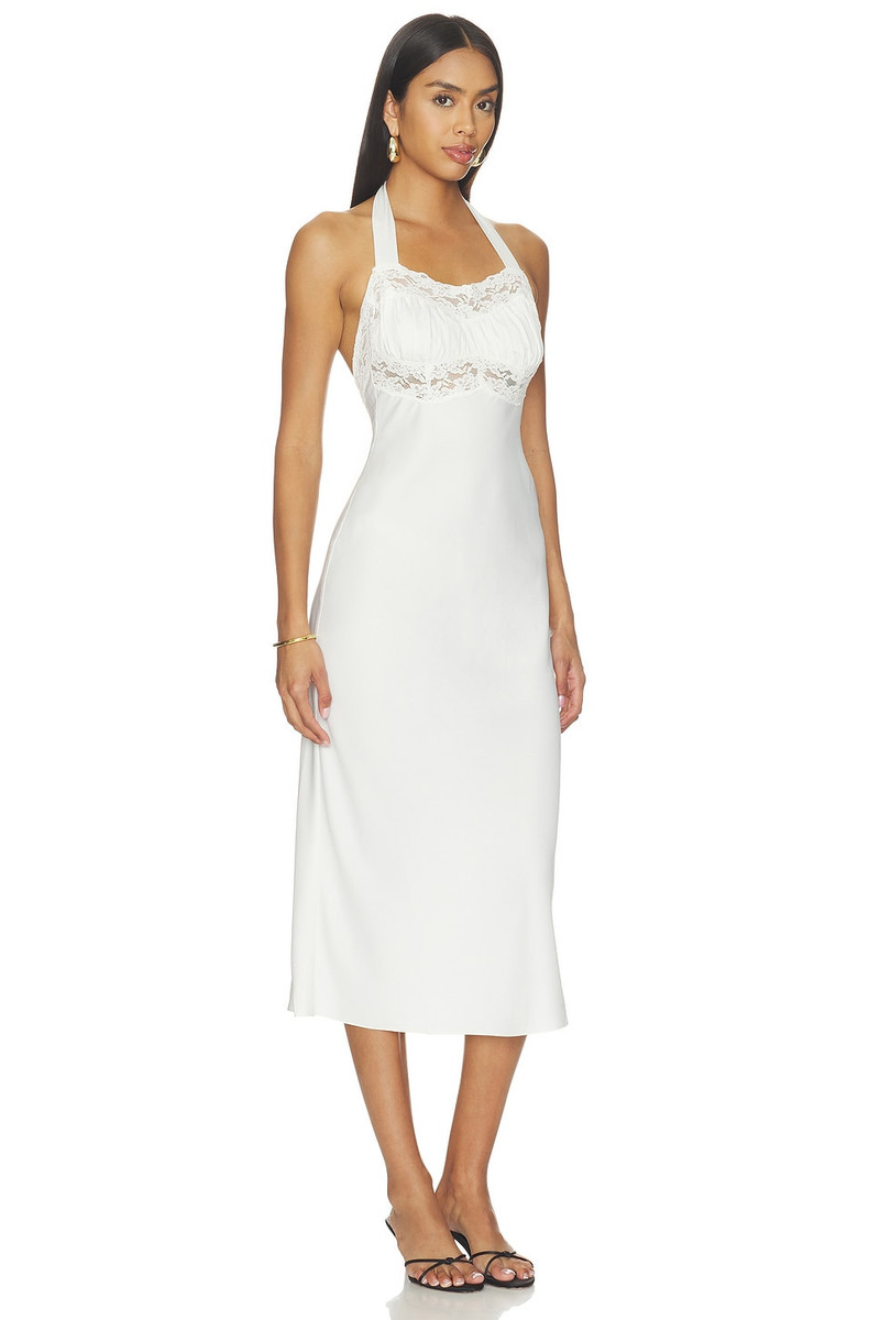 Frankies Bikinis Darcy Satin Midi Dress outlook