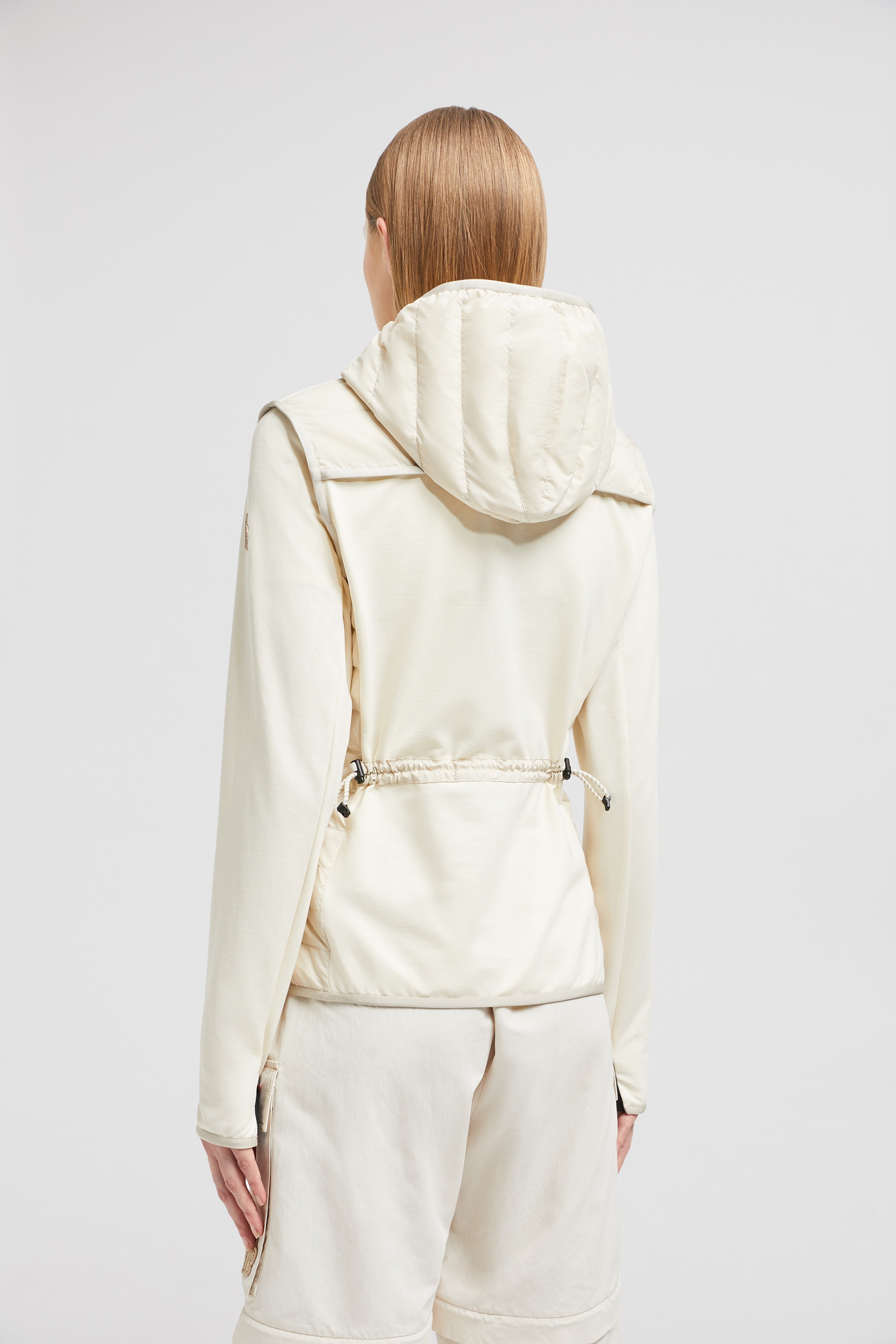 Padded Zip-Up Cotton Hoodie - 5