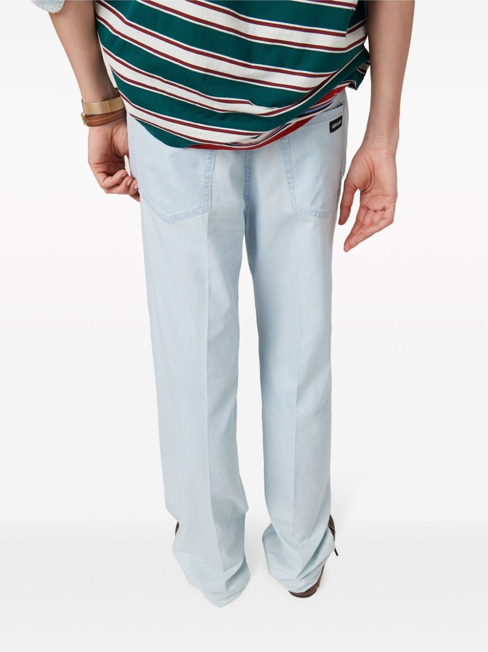 mid-rise straight-leg jeans - 4