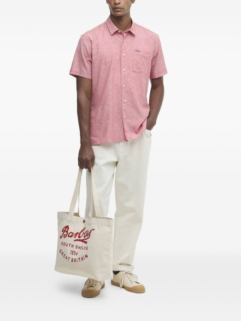 Barbour logo-graphic tote bag outlook