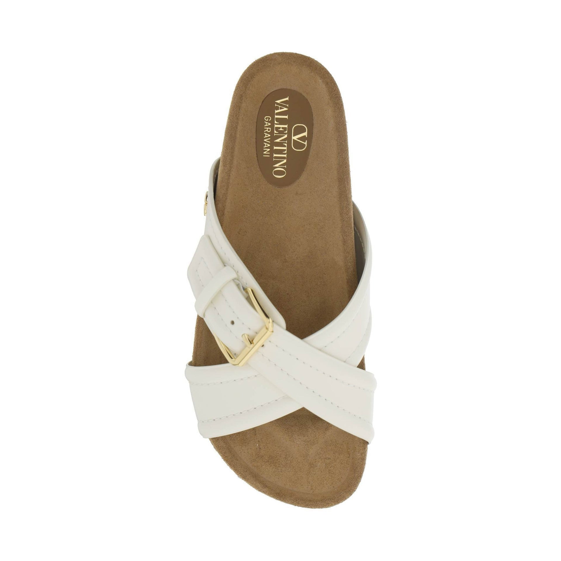 Valentino Garavani Leather Flat Sandals Women - 4