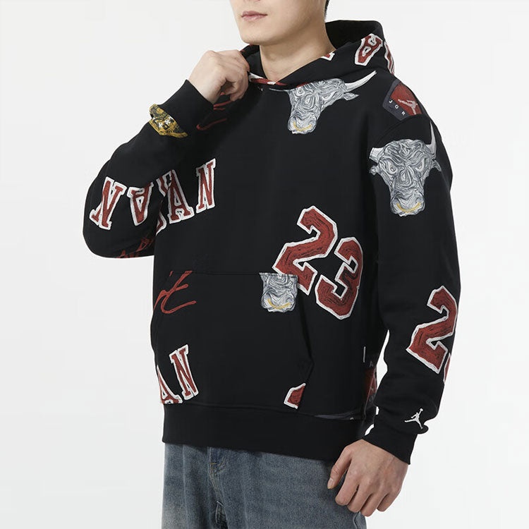 Air Jordan Brooklyn Fleece Pullover Hoodie 'Black' FN4546-010 - 3