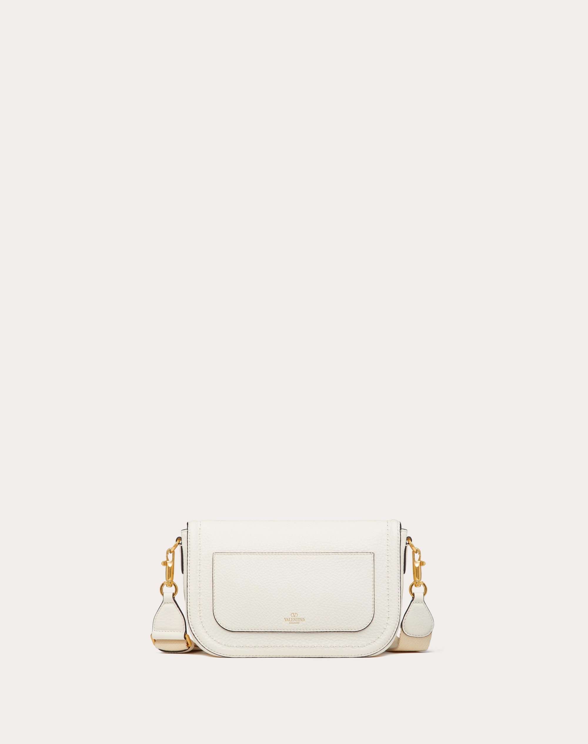 VALENTINO GARAVANI ALLTIME GRAINY CALFSKIN SHOULDER BAG - 4
