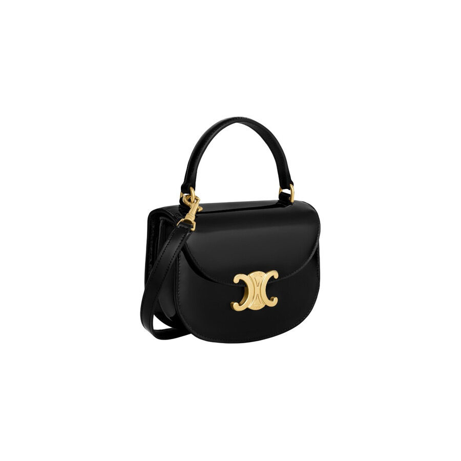 Celine Patent Calfskin Mini Besace Clea Crossbody Bag - 2